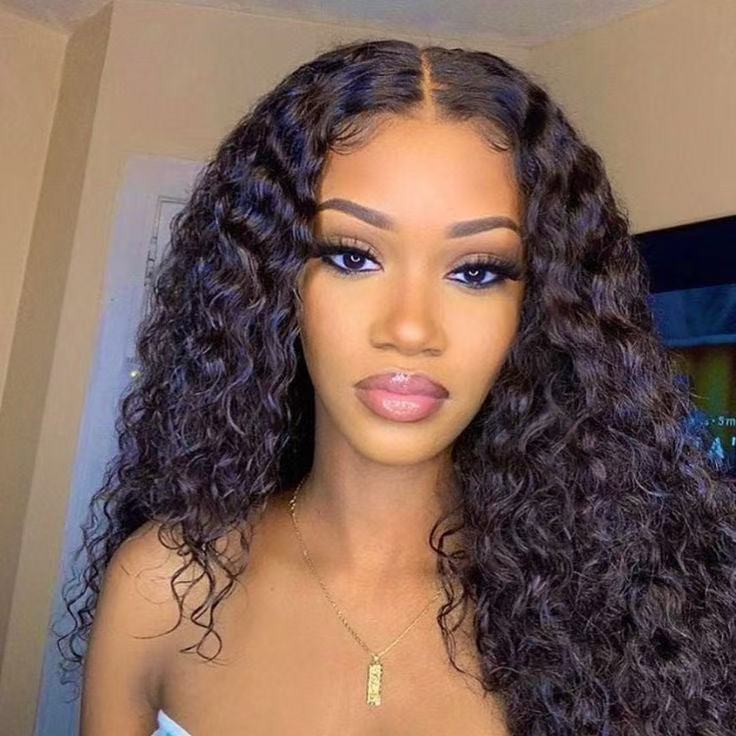 Water Wave Full Frontal Human Hair Wig