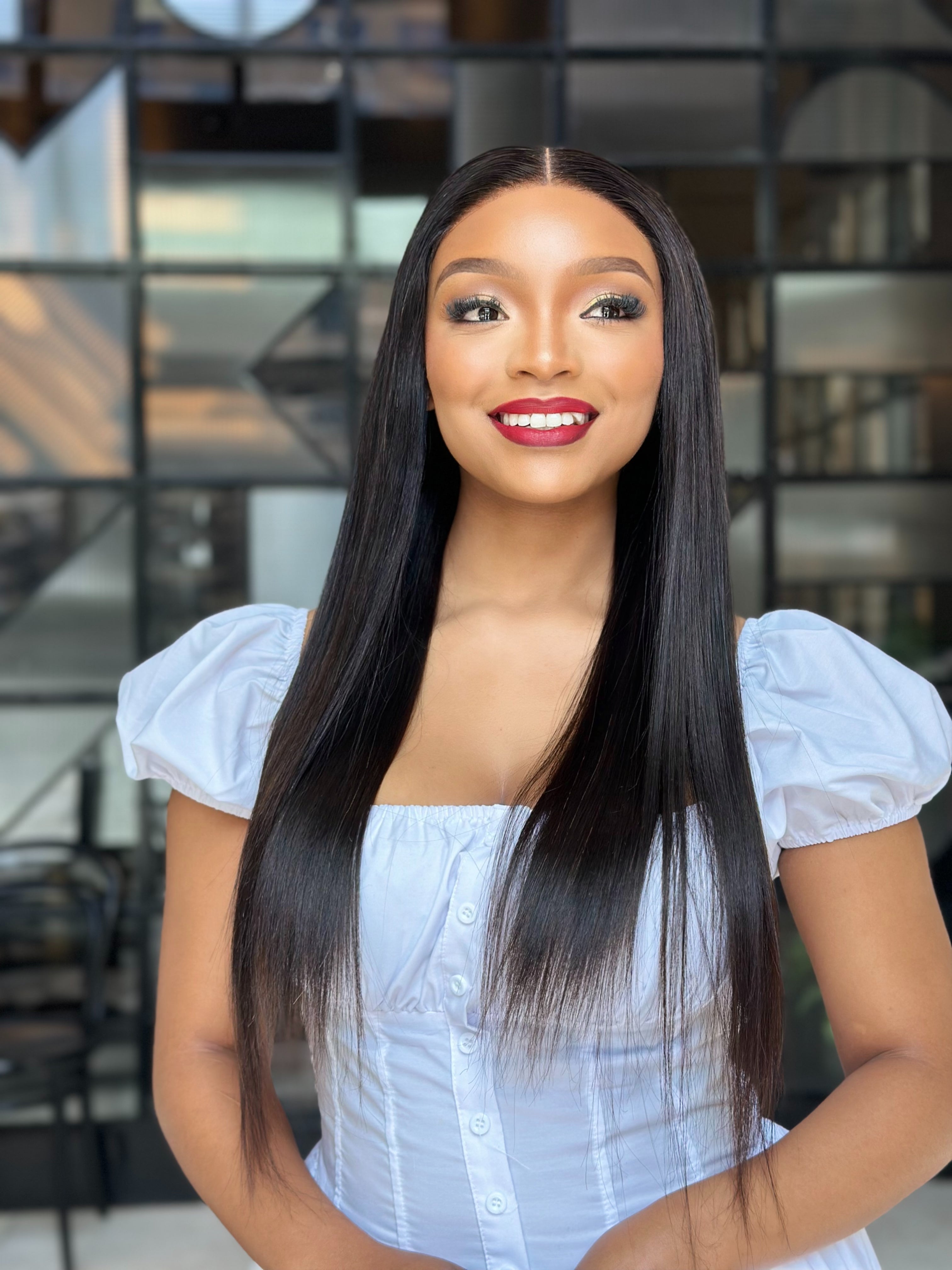 Pre-Bleached Straight Wear & Go Human Hair Wig