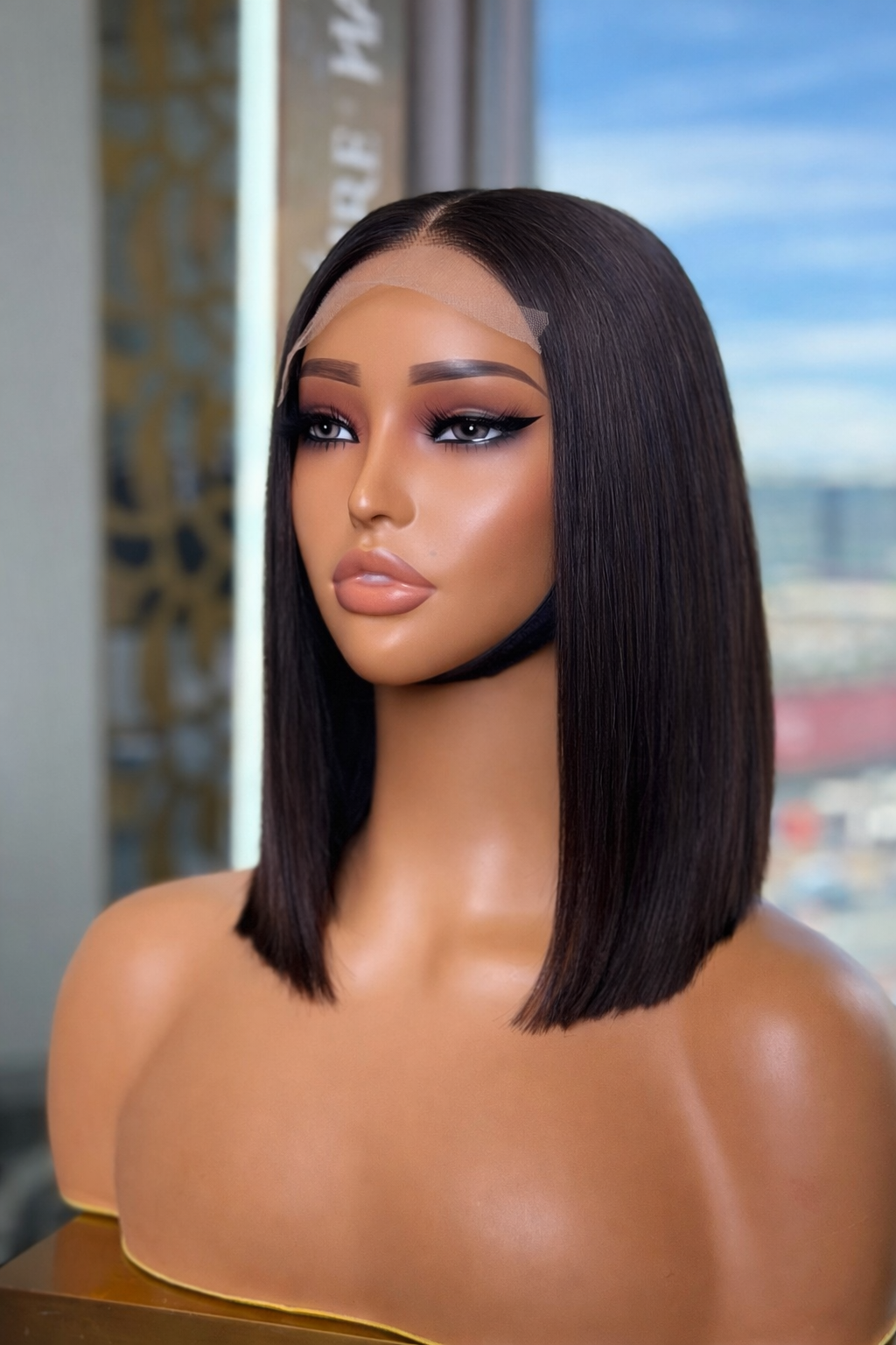 Vietnamese Bone Straight Glueless Wig Human Hair