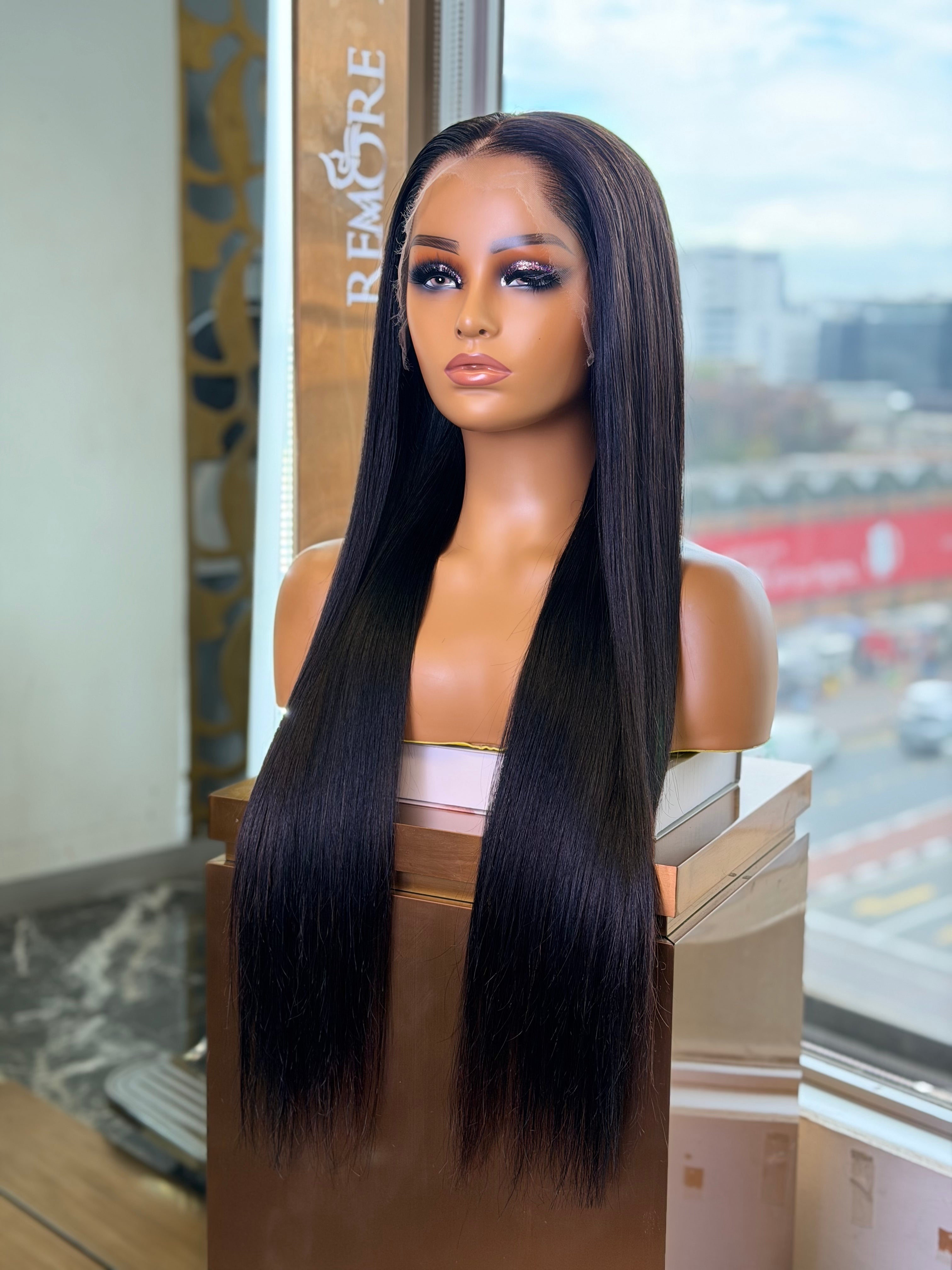 HD Lace Lagos Hairline Frontal Wig Human Hair