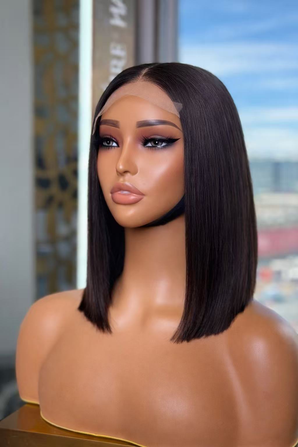Vietnamese Bone Straight Glueless Wig Human Hair