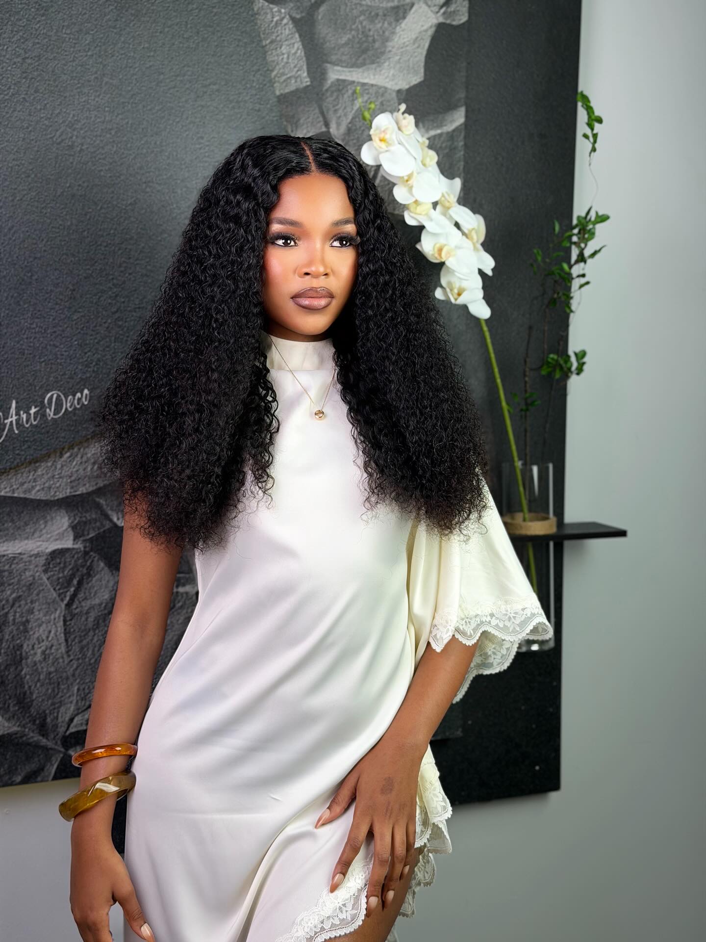 22 Inch Wear & Go Kinky Curly Human Hair Wig