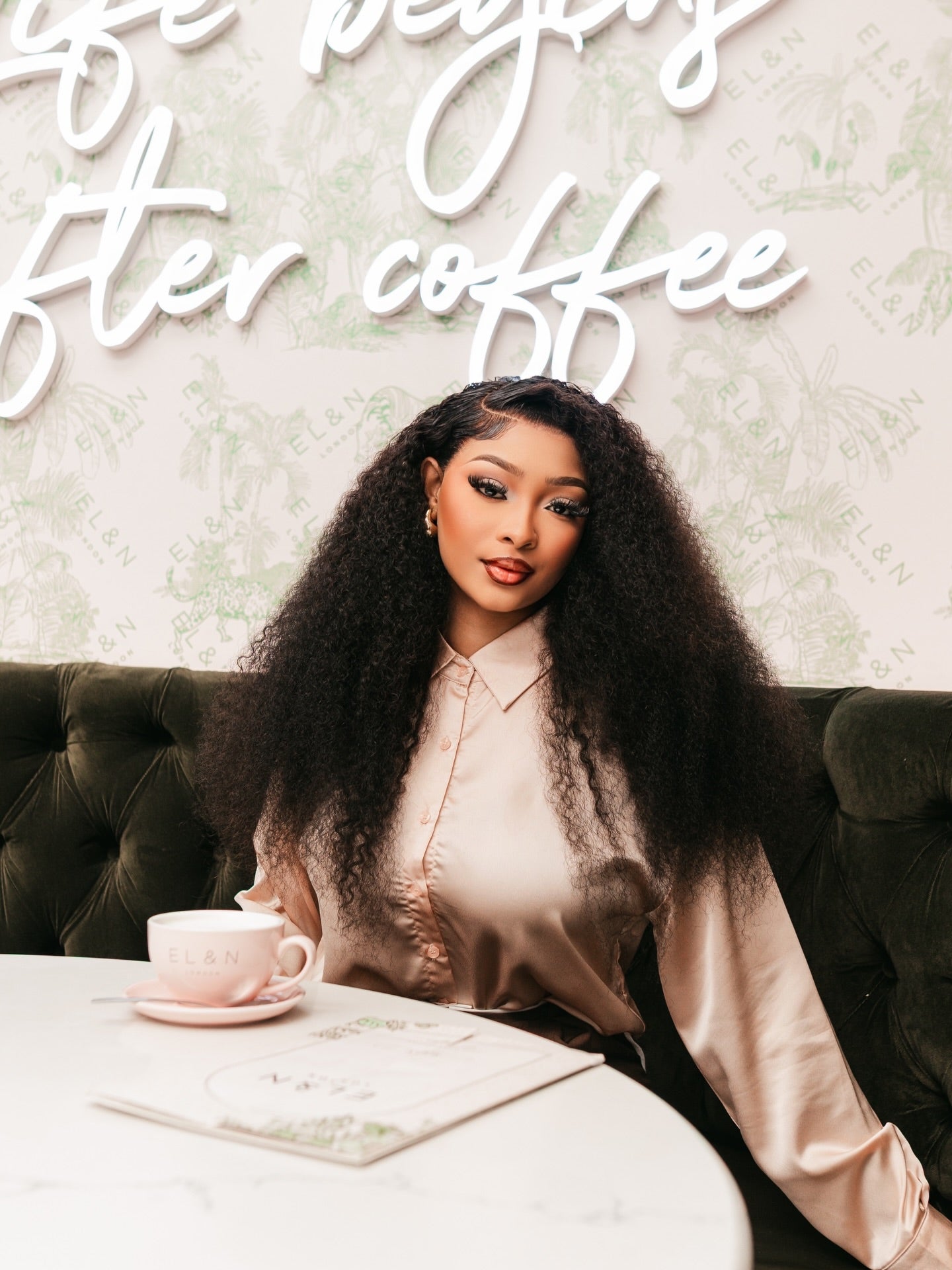 26 Inch Burmese Curly Frontal Human Hair Wig
