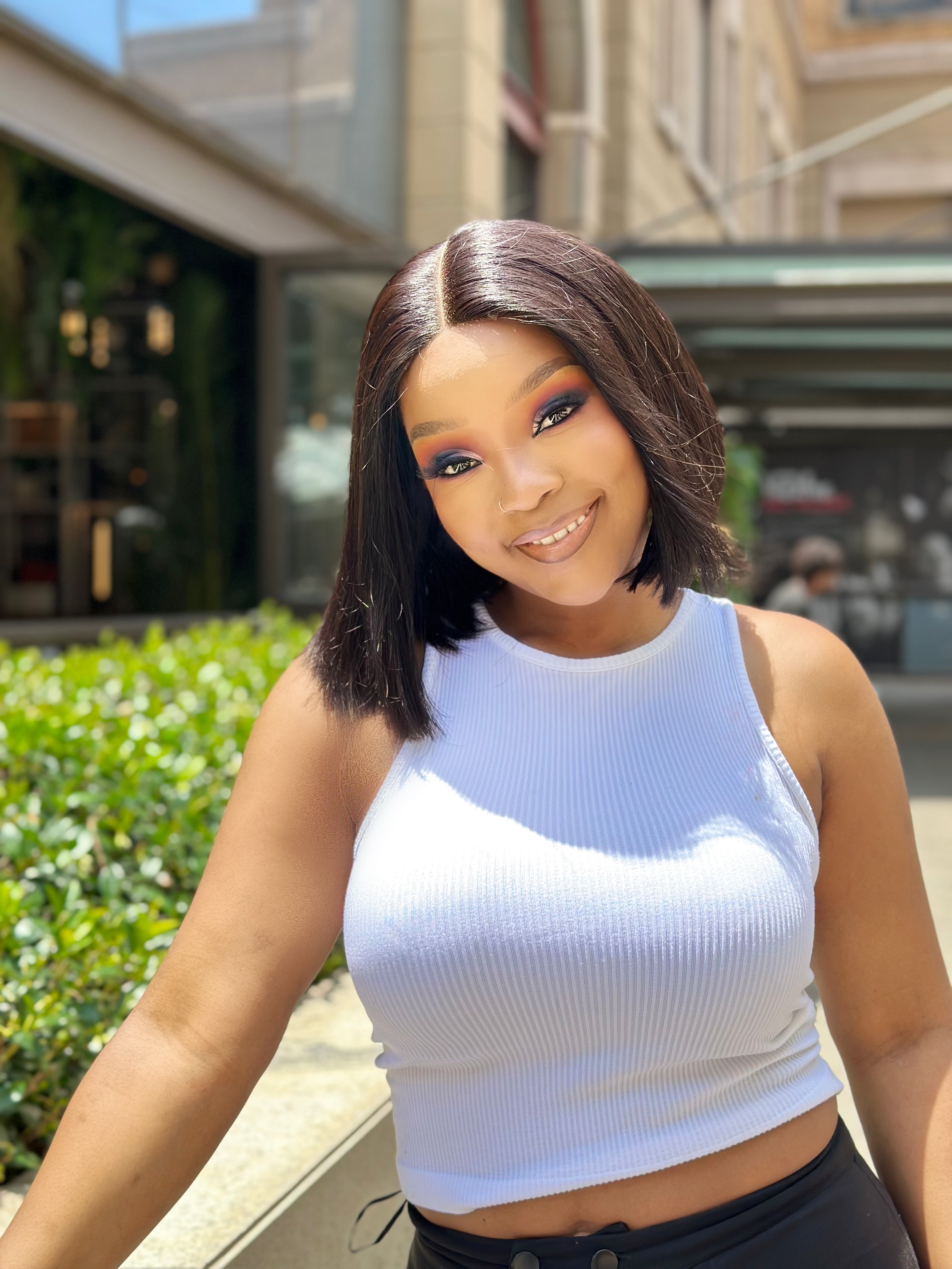 Wear & Go Full Volume Human Hair Bob Wig