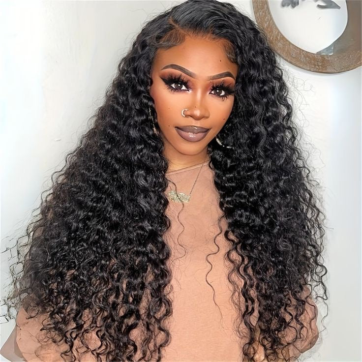 Water Wave Full Frontal Human Hair Wig