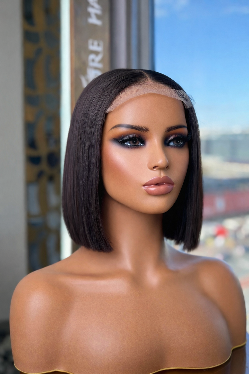 Vietnamese Bone Straight Glueless Wig Human Hair