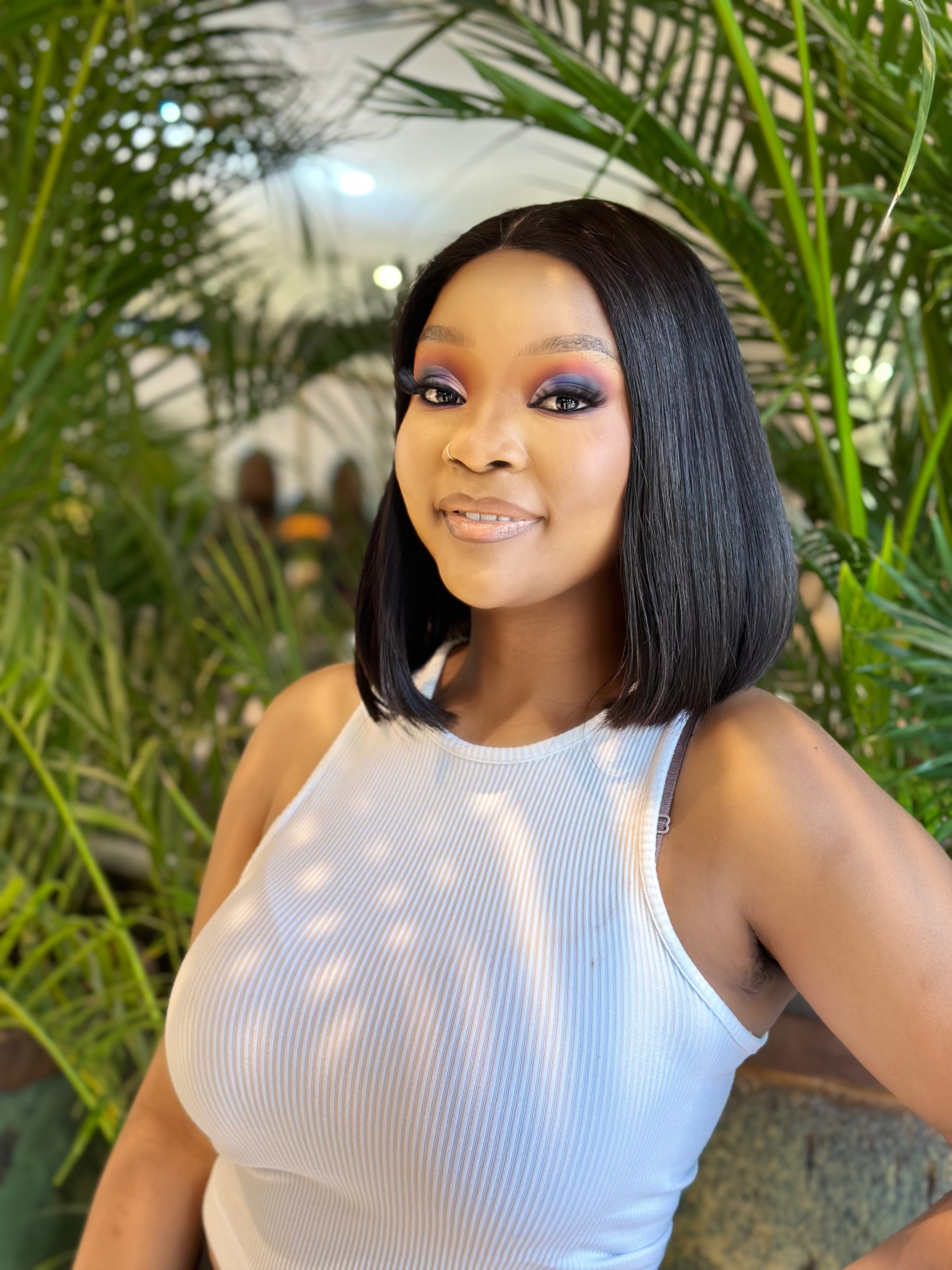 Wear & Go Full Volume Human Hair Bob Wig