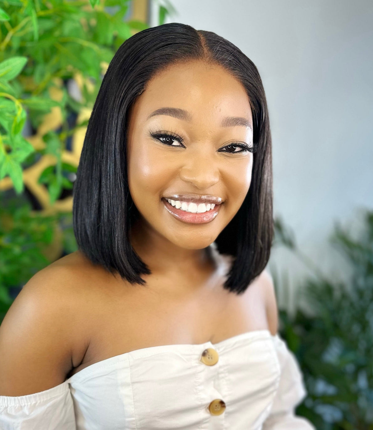 10 Inch HD Pre-Bleached Wear & Go Human Hair Bob Wig