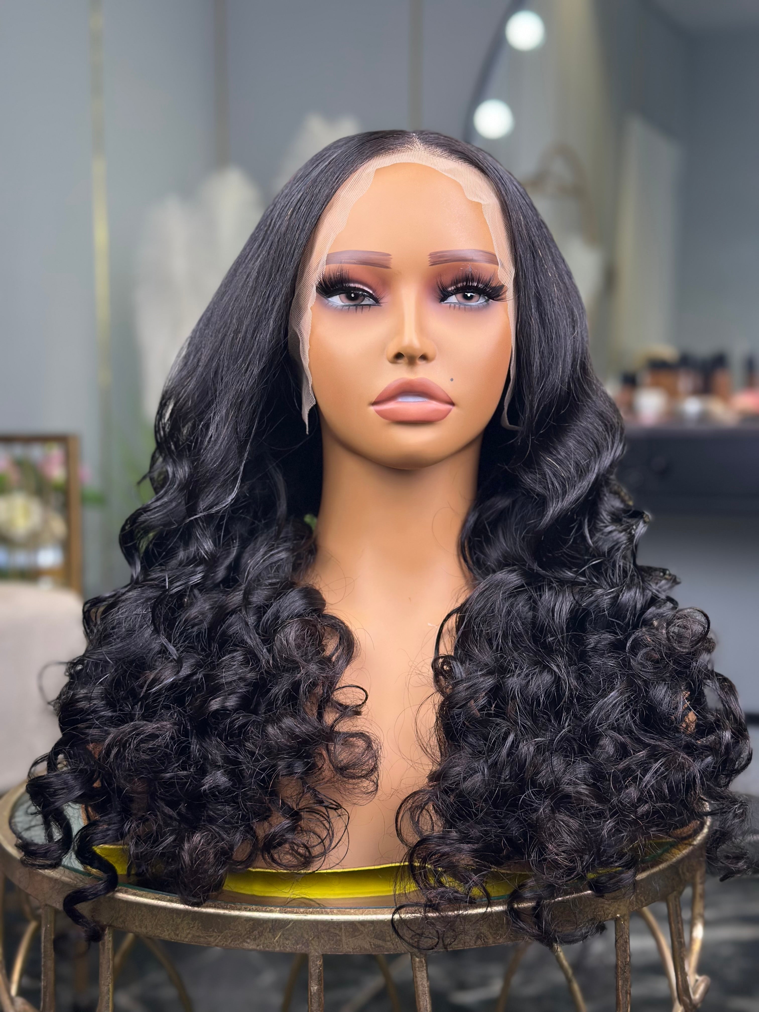 Beach Wave Lace Front Human Hair Wig