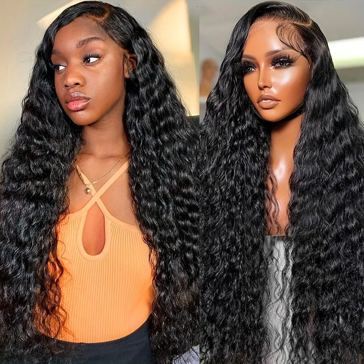 Water Wave Full Frontal Human Hair Wig