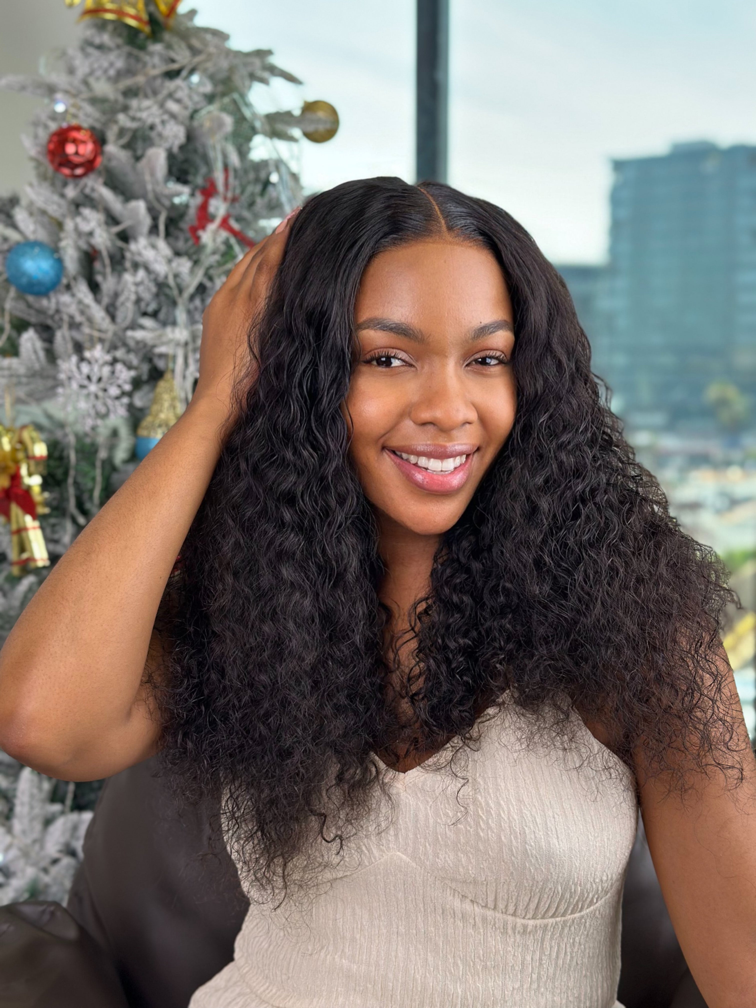Wear & Go Water Curly 5x5 Glueless Human Hair Wig