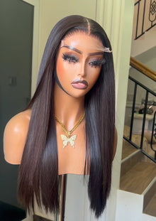 Bone Straight 5x5 Glueless Human Hair Wig
