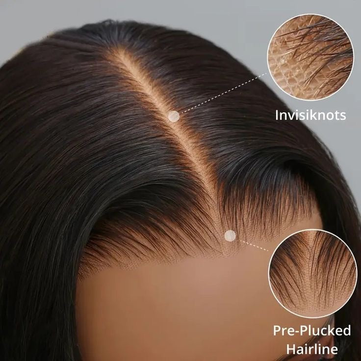 22 Inch Silky Straight 9x6 Glueless Human Hair Wig