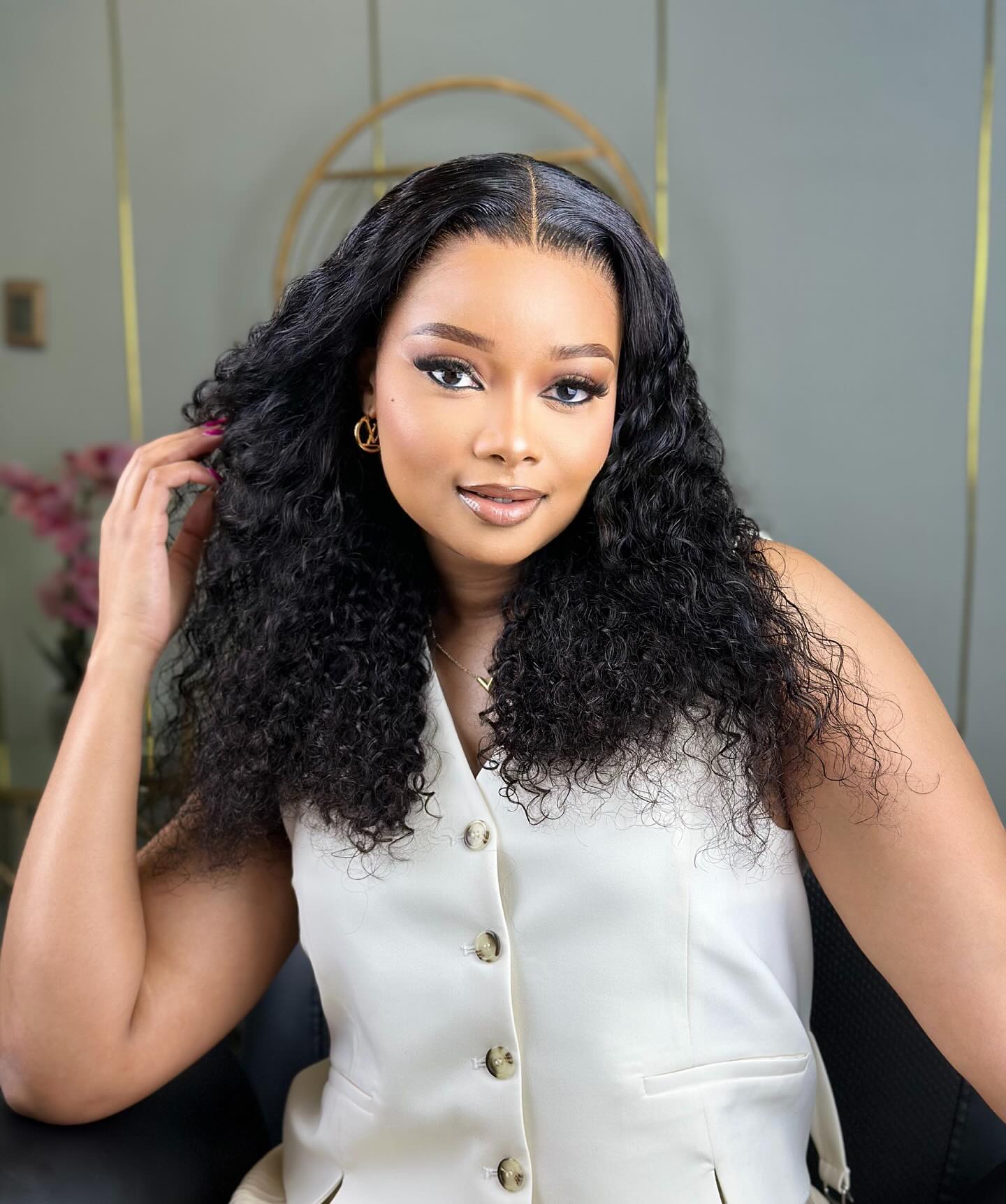 Water Wave Full Frontal Human Hair Wig